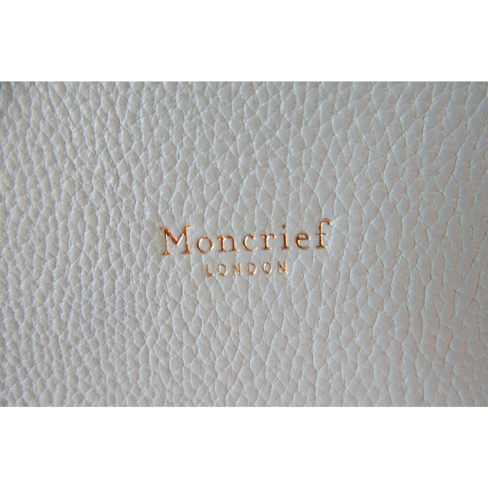 Moncrief London Anabel Frosty Green Italian Leather Tote Bag - Picture 2 of 16